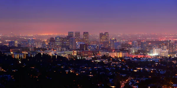 Лос-Анджелес вночі. — стокове фото