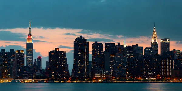 ミッドタウン マンハッタンのスカイライン — ストック写真