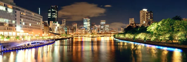 Skyline di Osaka — Foto Stock