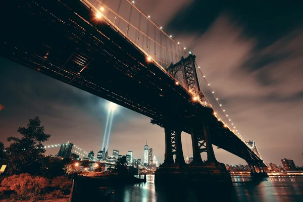 New York City nacht — Stockfoto