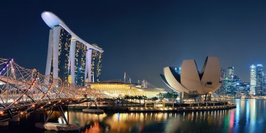 Singapore skyline clipart
