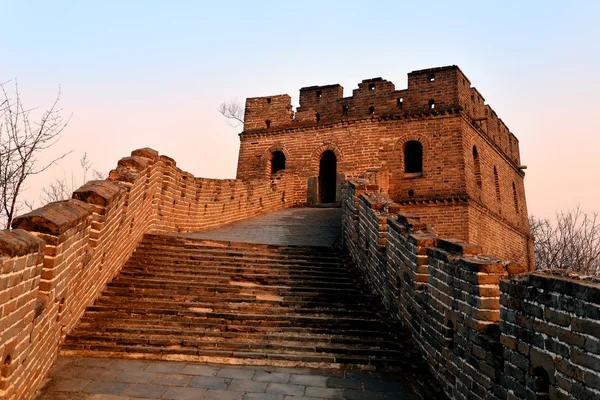 Great Wall sunset — Stock Photo, Image