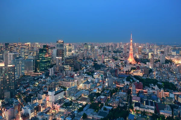 Skyline van Tokyo — Stockfoto