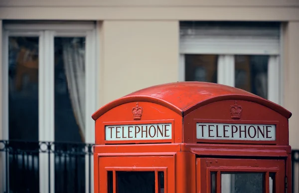 Telephone booth and mail box — Stock Photo, Image