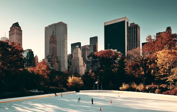 Central park hösten — Stockfoto