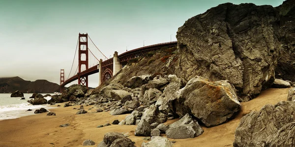 Ponte portão dourado — Fotografia de Stock