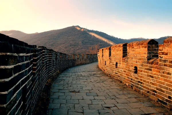 Große Wand Sonnenuntergang — Stockfoto