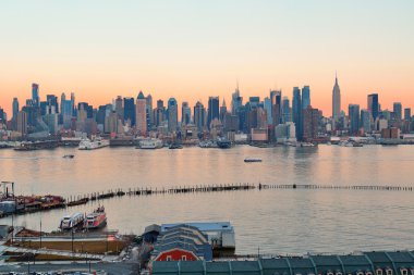 New York'ta gün batımı