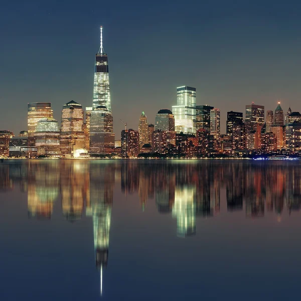 ニューヨーク市の夜 — ストック写真