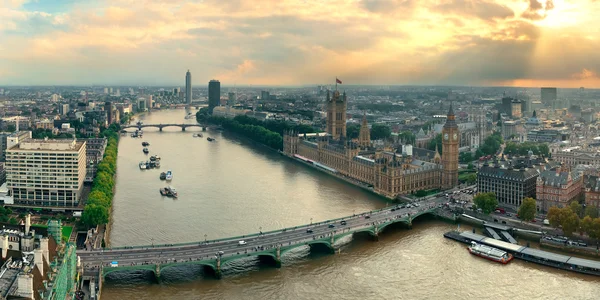 Westminster-utsyn på taket – stockfoto