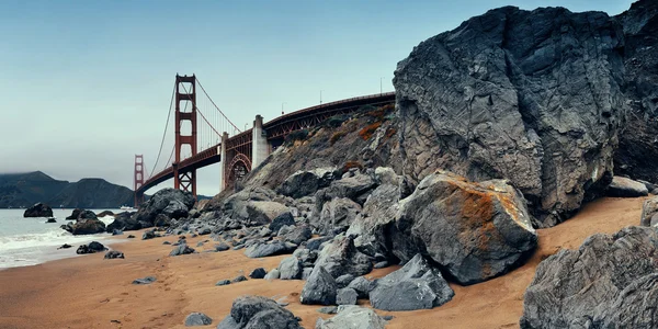 Ponte portão dourado — Fotografia de Stock