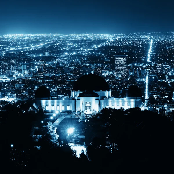 Los Angeles bei Nacht — Stockfoto