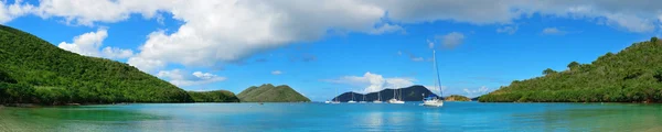 Лодка Virgin Islands — стоковое фото