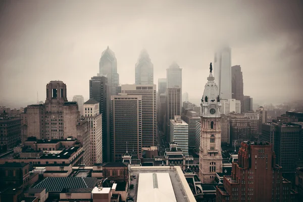 Philadelphia stad op het dak — Stockfoto