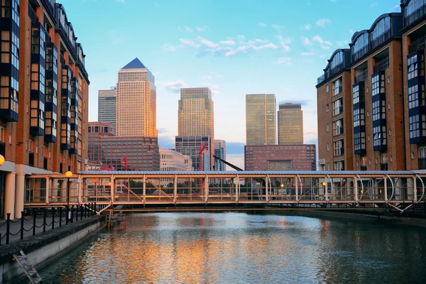 London Canary Wharf — Zdjęcie stockowe