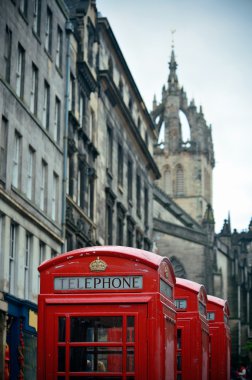 Edinburgh şehir sokak