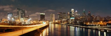 Philadelphia manzarası, gece