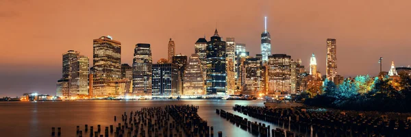 Manhattan belvárosi megtekintése — Stock Fotó