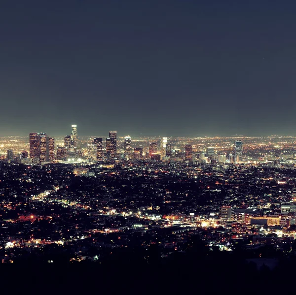 Los Angeles at night — Stock Photo, Image