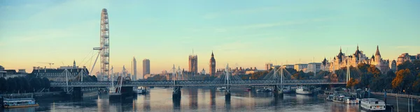 Thames rivier panorama — Stockfoto