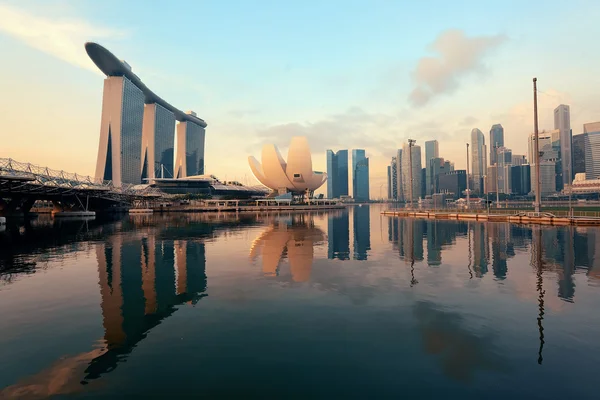 新加坡天际线景观 — 图库照片