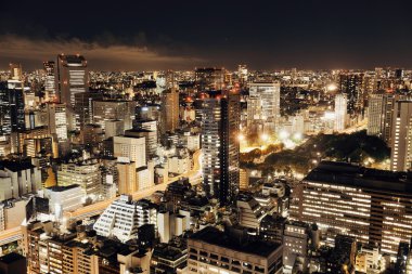 Tokyo siluetinin görünümü