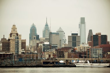 Philadelphia manzarası görünümü