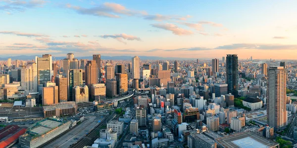 오사카 옥상 보기 — 스톡 사진
