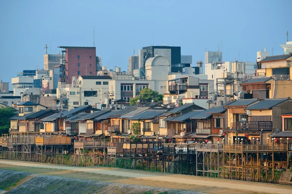 Skyline urbano di Kyoto — Foto Stock