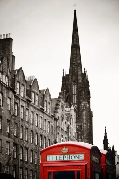 Edimburgo strada della città — Foto Stock