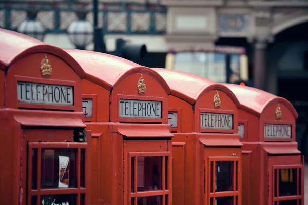 Caixas telefónicas de Londres — Fotografia de Stock