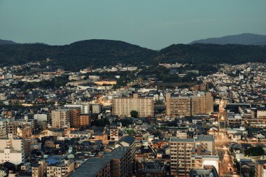 Kyoto şehir çatı görünümü