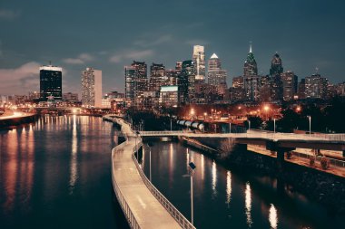 Philadelphia manzarası görünümü