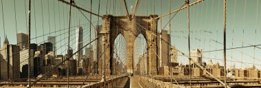 new York'taki Manhattan Köprüsü