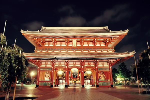 Tempio di Tokio di notte — Foto Stock