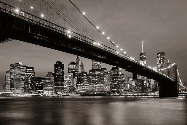 Downtown Manhattan weergave — Stockfoto