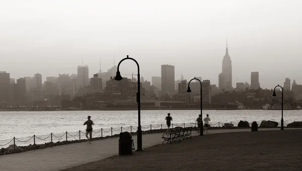 New York City silhouette — Stock Photo, Image