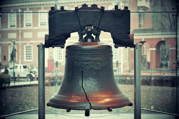 Колокол Свободы в Филадельфии — стоковое фото