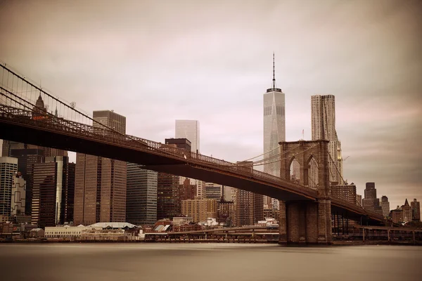 Manhattan financial district — Stock Photo, Image