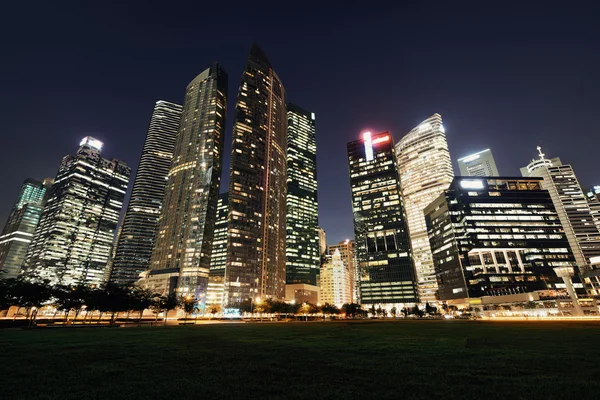 Pohled na panorama Singapuru — Stock fotografie