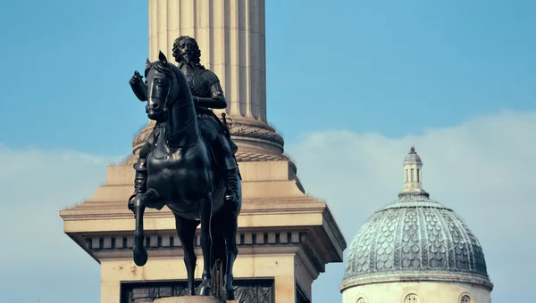 Trafalgar square em Londres — Fotografia de Stock