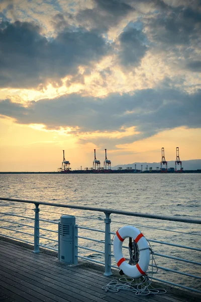 Puerto de Osaka en Japón — Foto de Stock