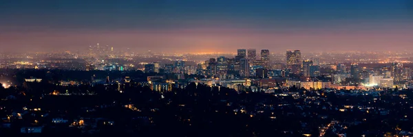 Los Angeles at night — Stock Photo, Image