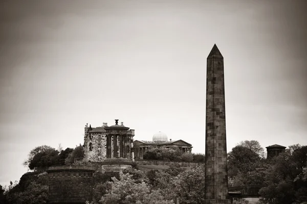 Calton hill em edinburgh — Fotografia de Stock