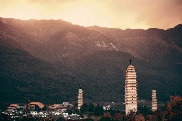 Utsikt over Dali pagoden – stockfoto