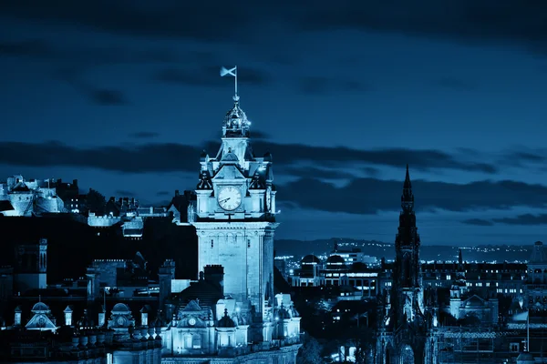 Edinburgh Visa natt — Stockfoto