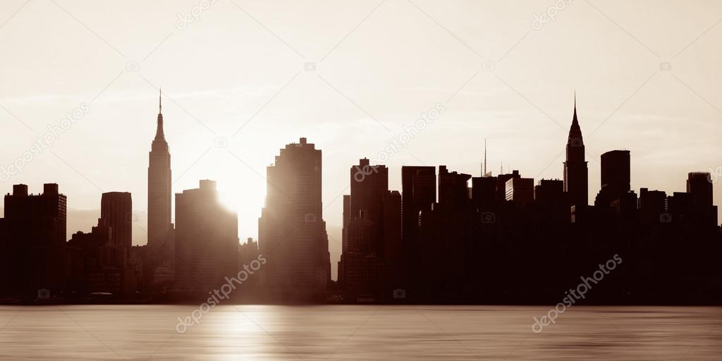 New York City silhouette