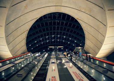 Londra metro istasyonu iç
