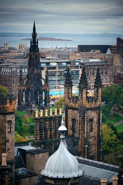 Edinburgh city dachblick — Stockfoto