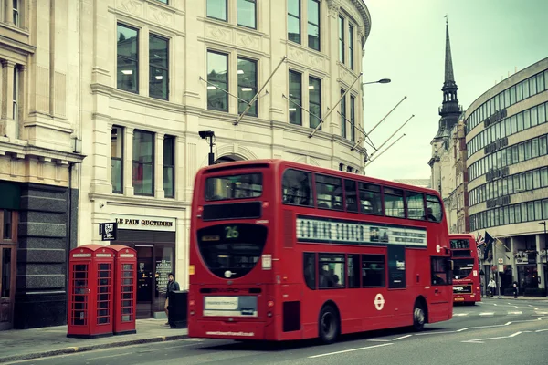Pohled na ulice Londýna — Stock fotografie